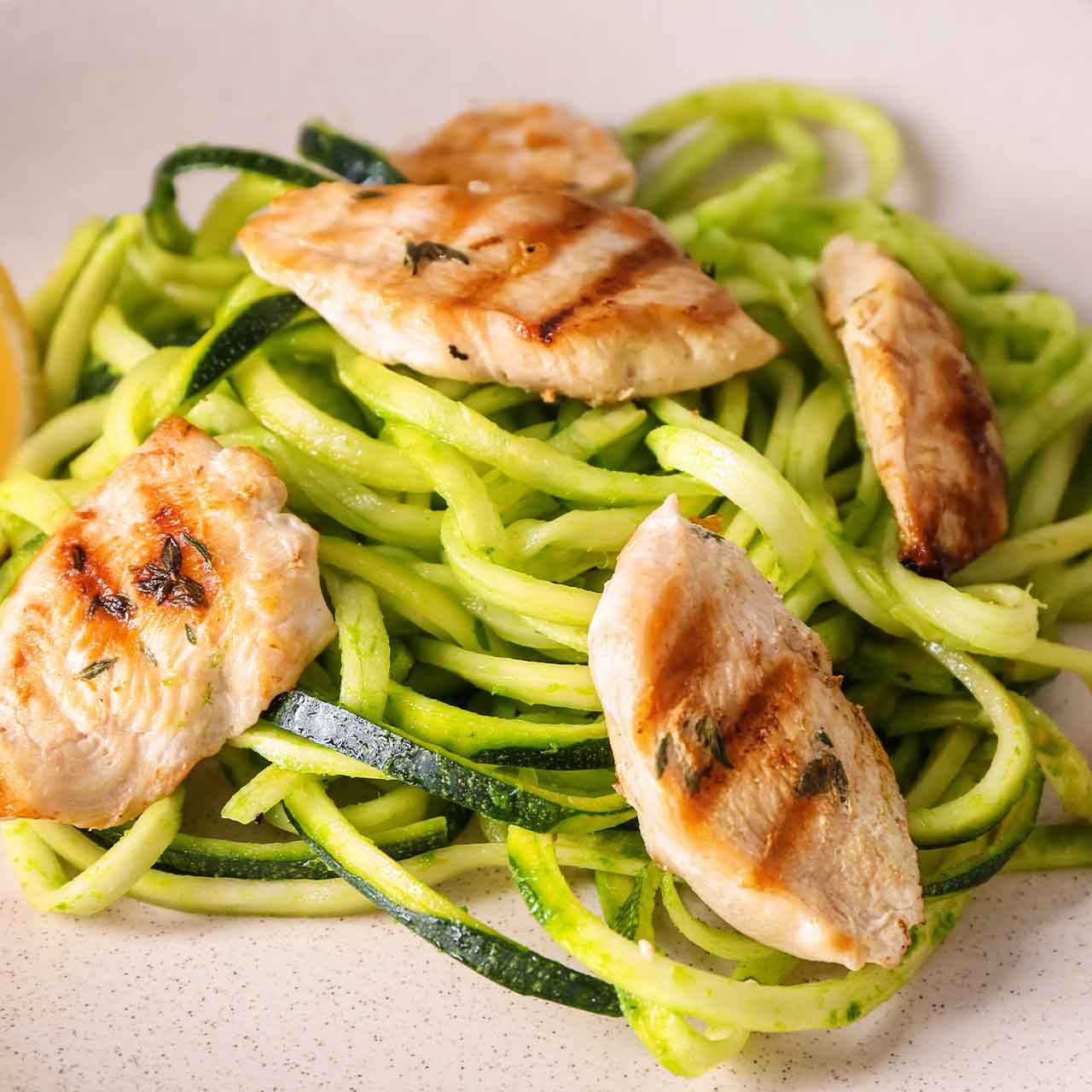 Zoodles-Huhn